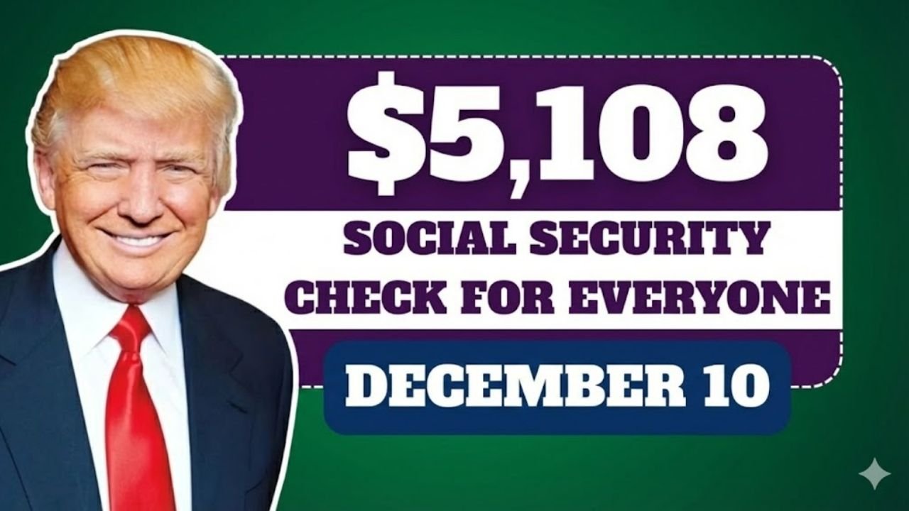 $5,108 Social Security Check for Everyone: December 10 Payment Schedule and Eligibility