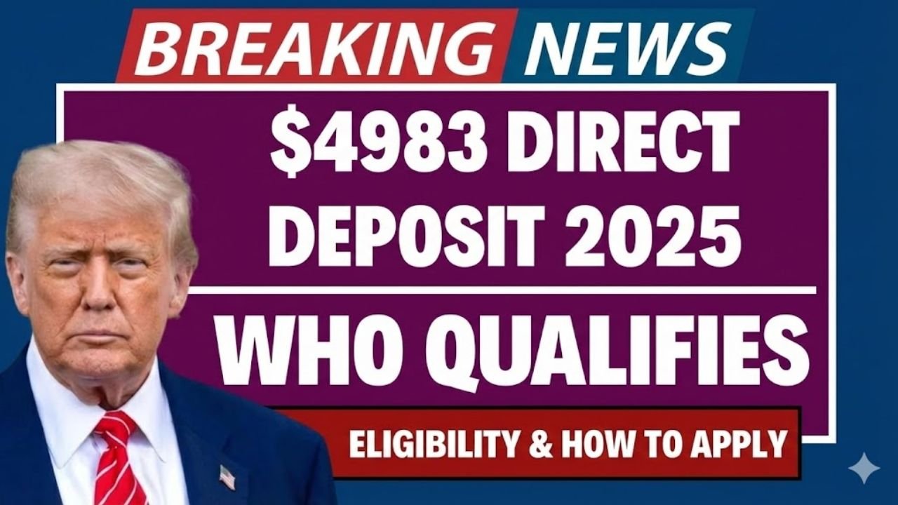 $4983 Direct Deposit 2025 for Everyone in the United States
