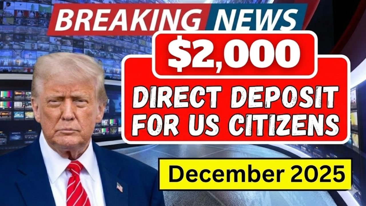 $2000 Direct Deposit for U.S. Citizens in December 2025